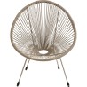 Fauteuil de jardin beige - Acapulco Mono - Kare Design