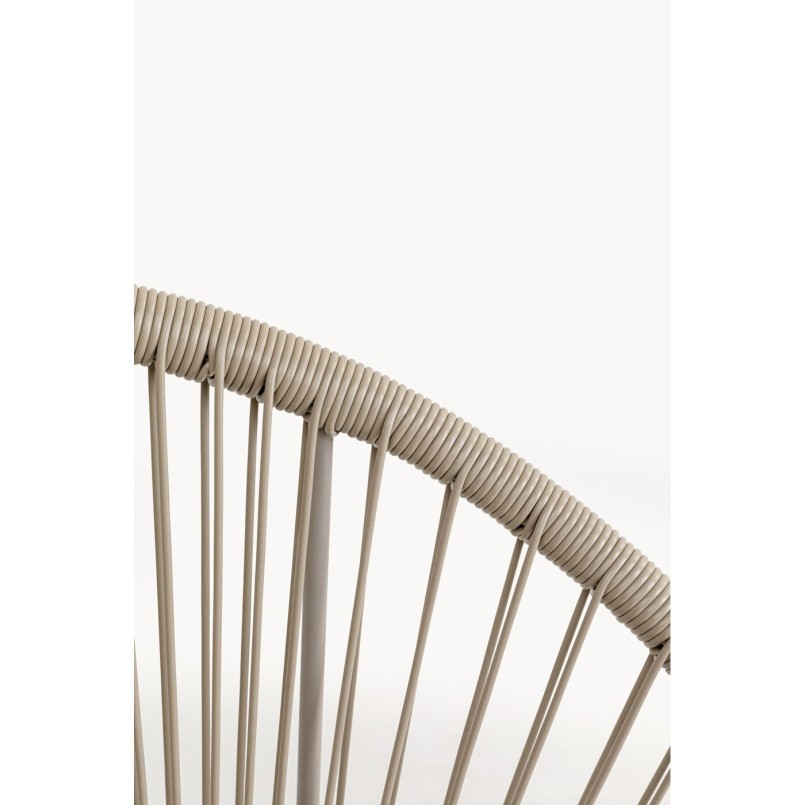 Fauteuil de jardin beige - Acapulco Mono - Kare Design