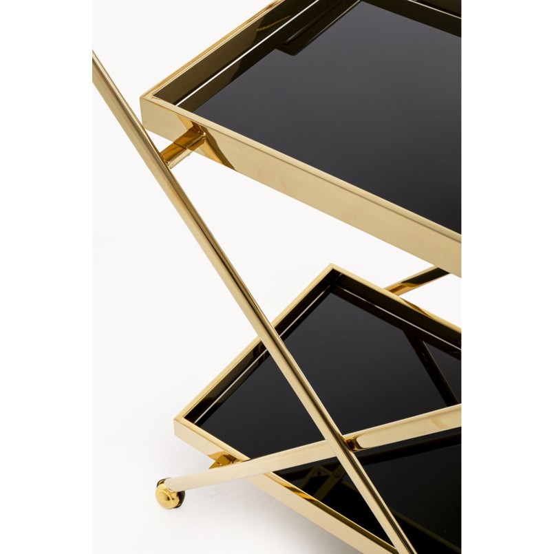 Desserte Rectangulaire Or - Casino - Kare Design
