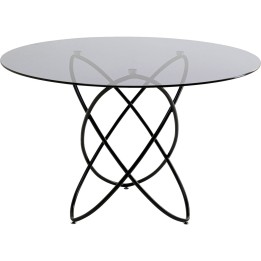 Table Molekular Ø120cm black Kare Design