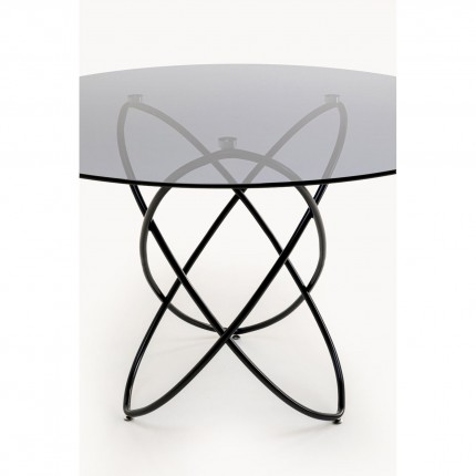 Table Molekular Ø120cm black Kare Design