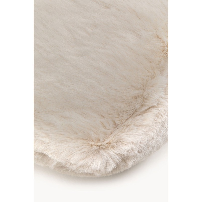 Repose-pieds poils longs crème - Mika - Kare Design