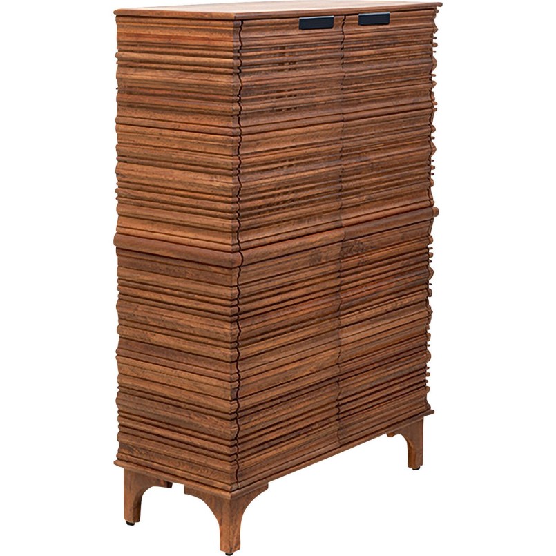 Commode en manguier massif sculpté - Santos - Kare Design