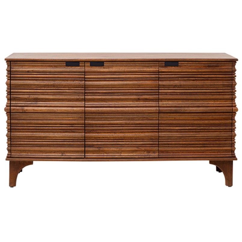 Buffet 3 portes en manguier massif sculpté - Santos - Kare Design