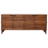 Buffet 4 portes en manguier massif sculpté - Santos - Kare Design
