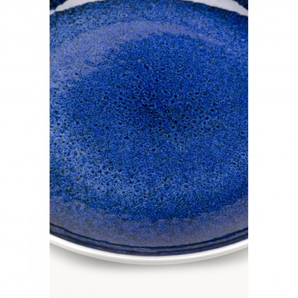 Plate Partito blue Ø22cm (6/set) Kare Design