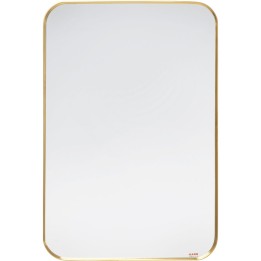 Miroir rectangle en laiton - Simply - Kare Design