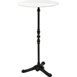 Bar table Bistrot Ø60cm white marble Kare Design