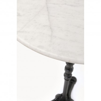 Bar table Bistrot Ø60cm white marble Kare Design