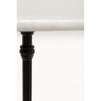 Bar table Bistrot Ø60cm white marble Kare Design