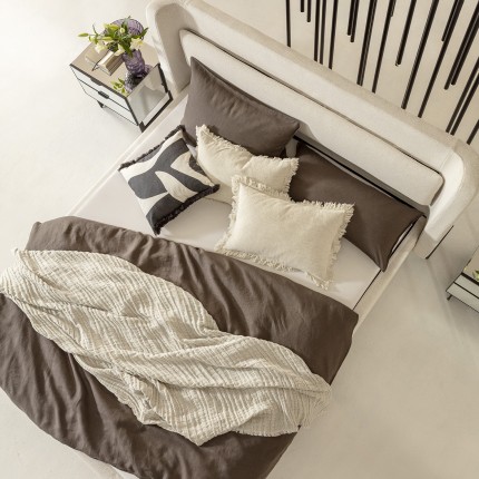 Bed Tivoli Ecru 160x200cm Kare Design
