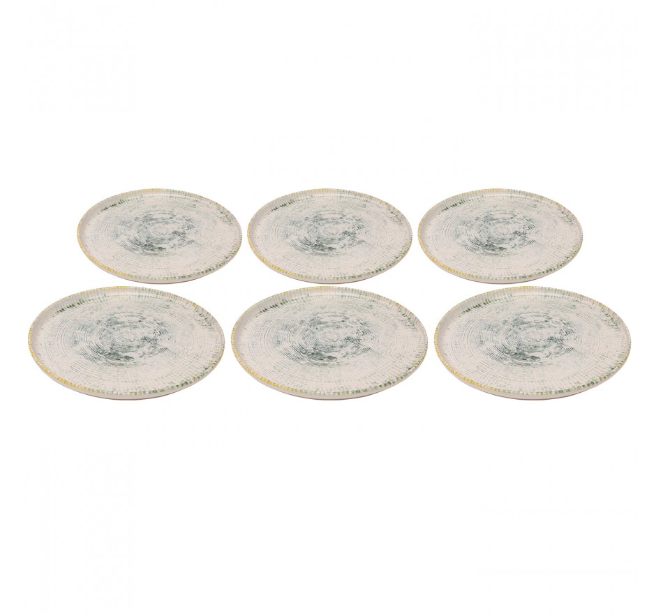Plate Pippa Ø21cm (6/set) Kare Design Plate Pippa Ø21cm (6/set) Kare Design
