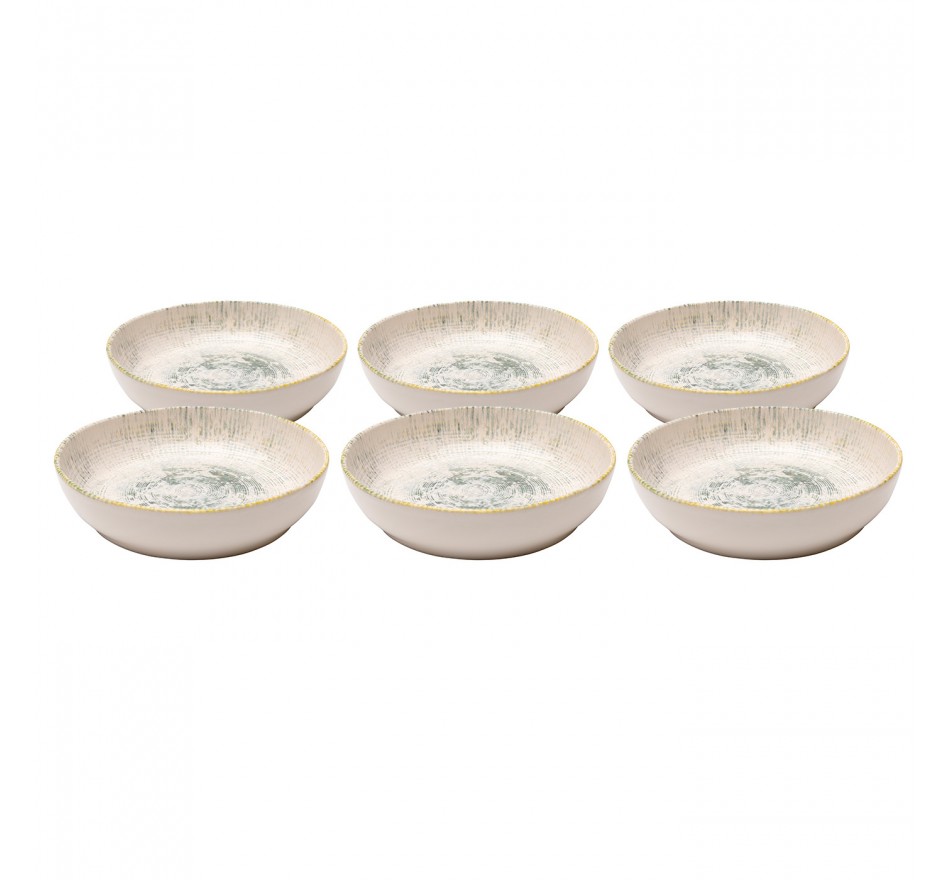 Plate Deep Pippa Ø20cm (6/set) Kare Design Plate Deep Pippa Ø20cm (6/set) Kare Design