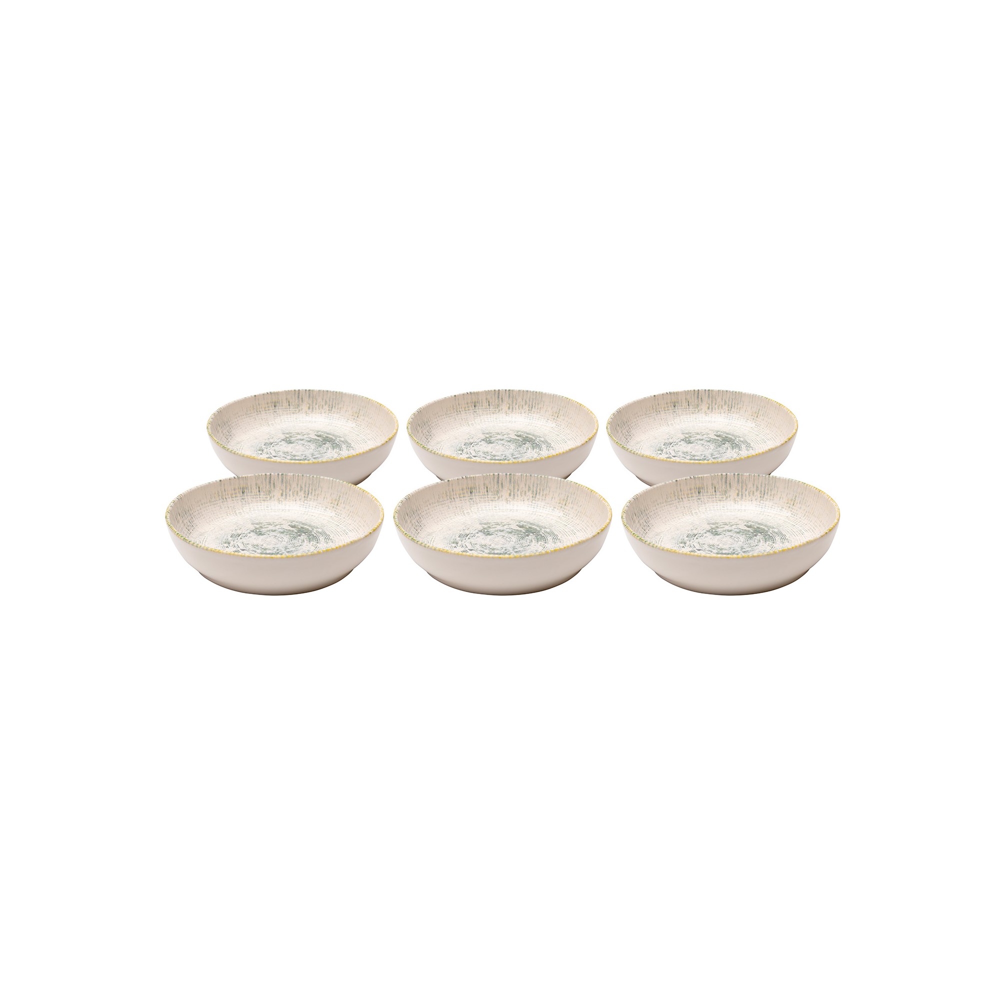 Assiettes creuses Pippa 20cm set de 6 Kare Design