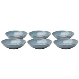 Assiettes creuses bleues en faïence - Organic - Kare Design