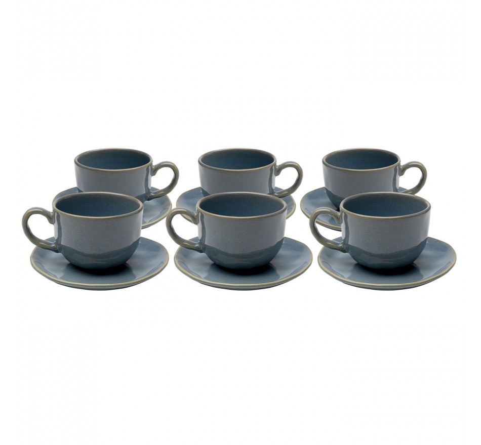 Tasses à café Organic bleues set de 6 Kare Design Tasses à café Organic bleues set de 6 Kare Design