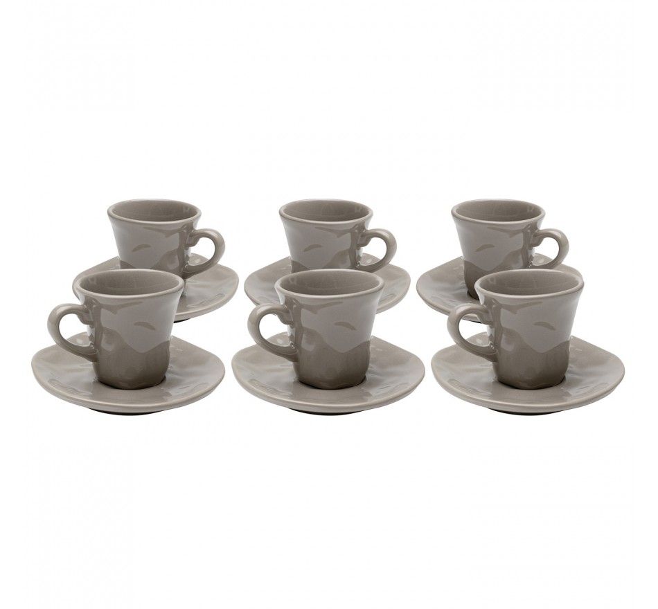 Espresso Cup Organic taupe (6/set) Kare Design Espresso Cup Organic taupe (6/set) Kare Design