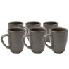 Mugs en faïence taupe - Organic - Kare Design
