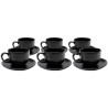 Coffee Cup Organic black (6/set) Kare Design