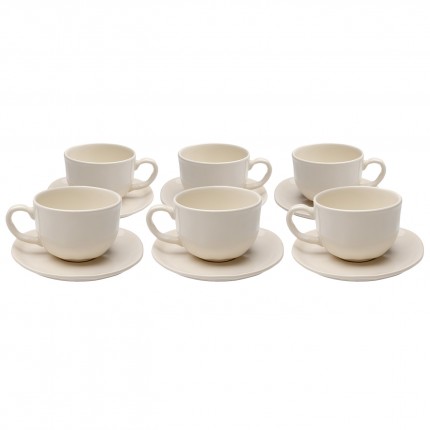 Tasses à café Organic crème set de 6 Kare Design Tasses à café Organic crème set de 6 Kare Design