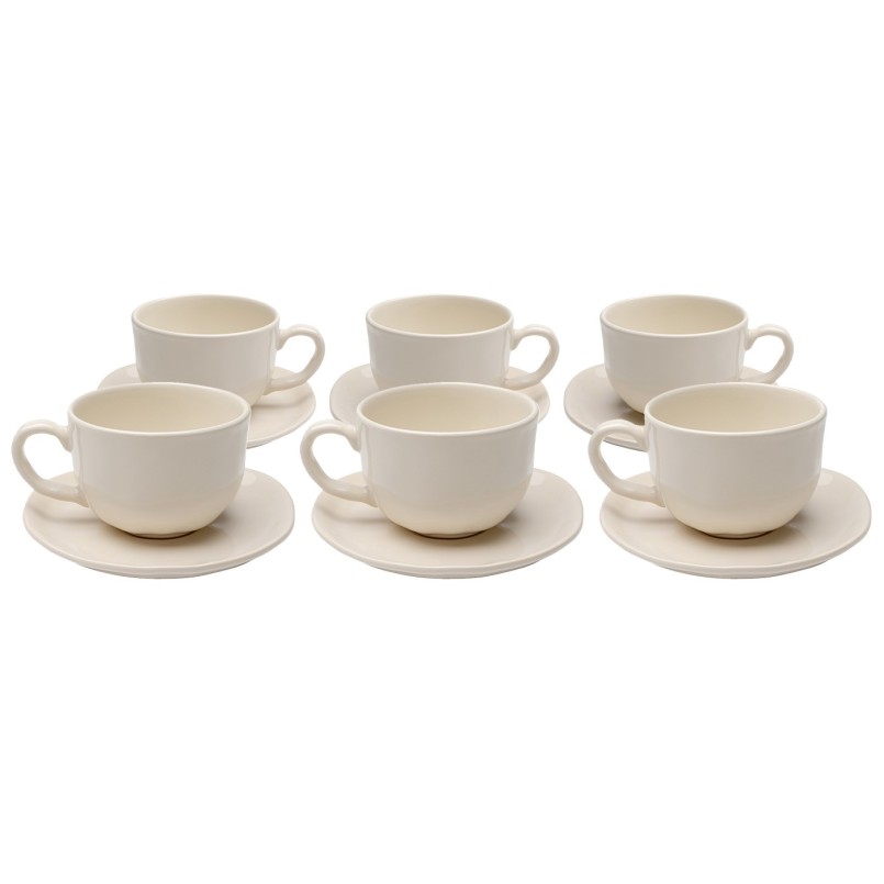 Tasses à café en faïence crème - Organic - Kare Design