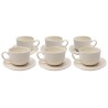 Tasses à café en faïence crème - Organic - Kare Design