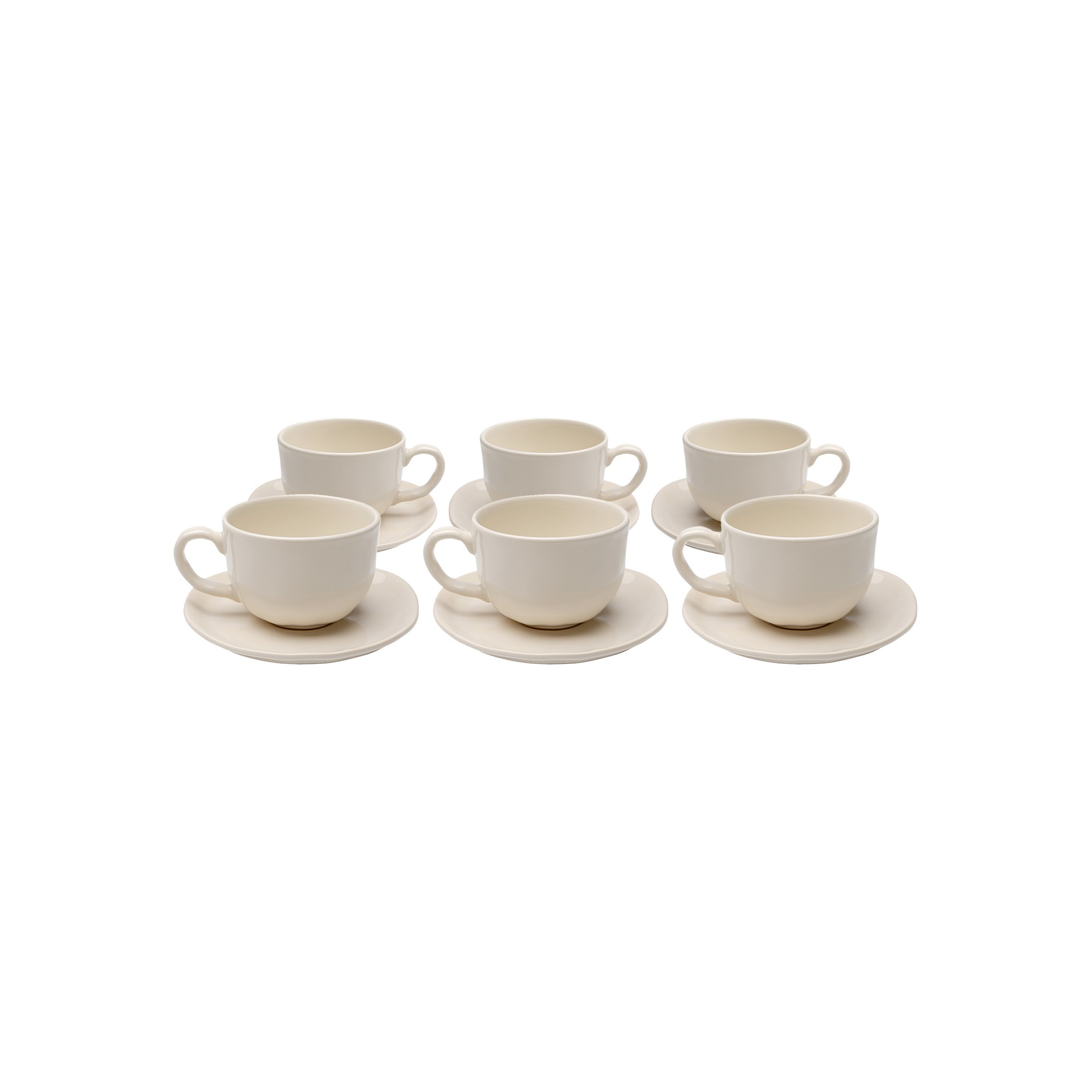 Coffee Cup Organic cream (6/set) Kare Design