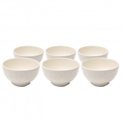 Bowls Organic Ø15cm cream (6/set) Kare Design Bowls Organic Ø15cm cream (6/set) Kare Design