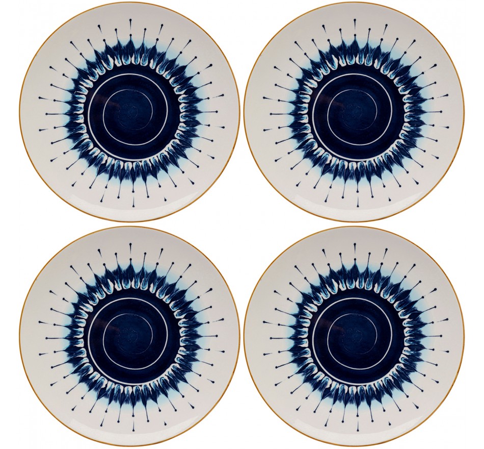 Plates Dalia Ø27cm (4/set) Kare Design Plates Dalia Ø27cm (4/set) Kare Design