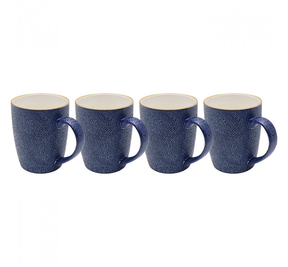 Mugs Gioia blue (4/set) Kare Design Mugs Gioia blue (4/set) Kare Design