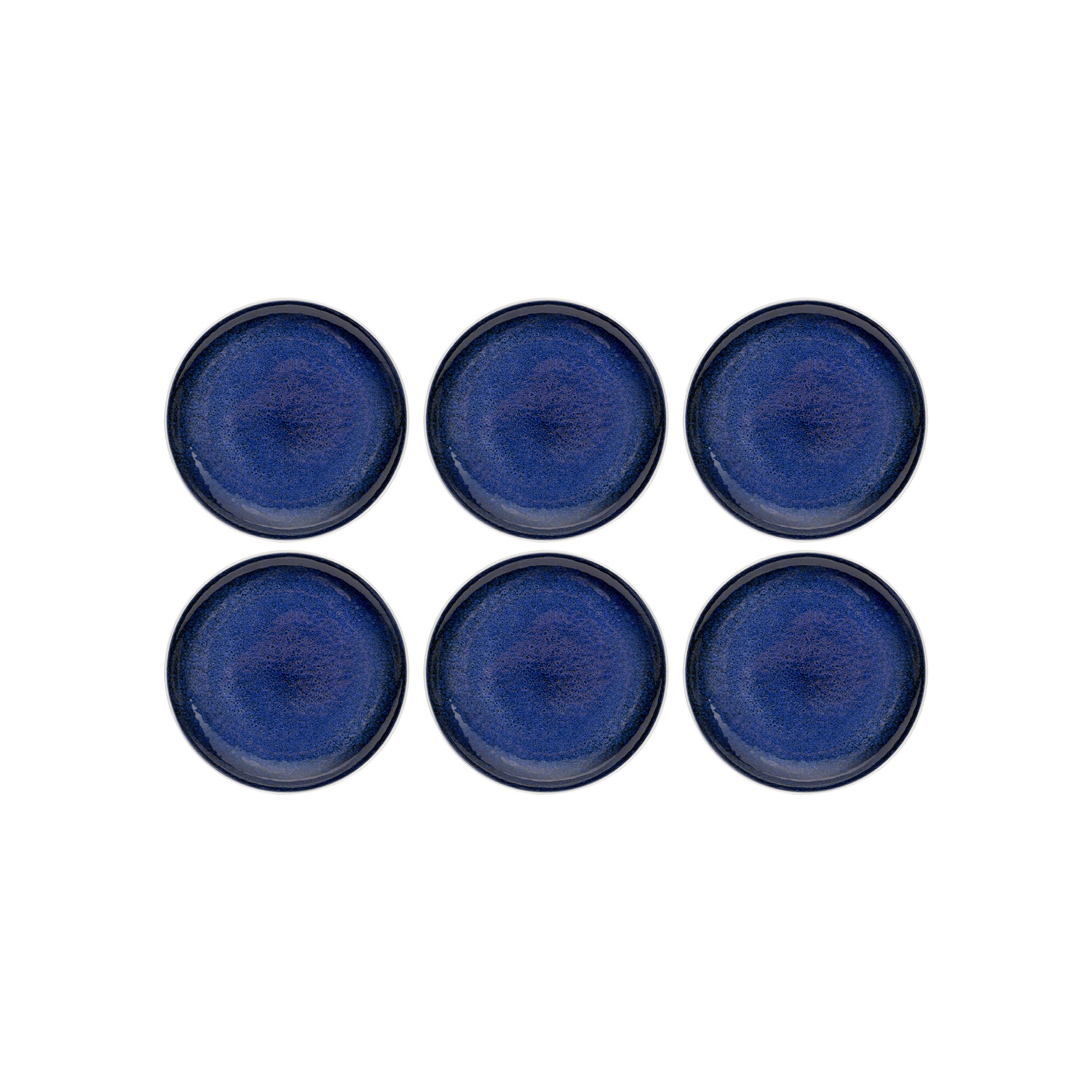 Plate Partito blue Ø22cm (6/set) Kare Design