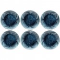 Assiettes Mustique Rim 21cm set de 6 Kare Design
