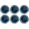 Assiettes Mustique Rim 21cm set de 6 Kare Design