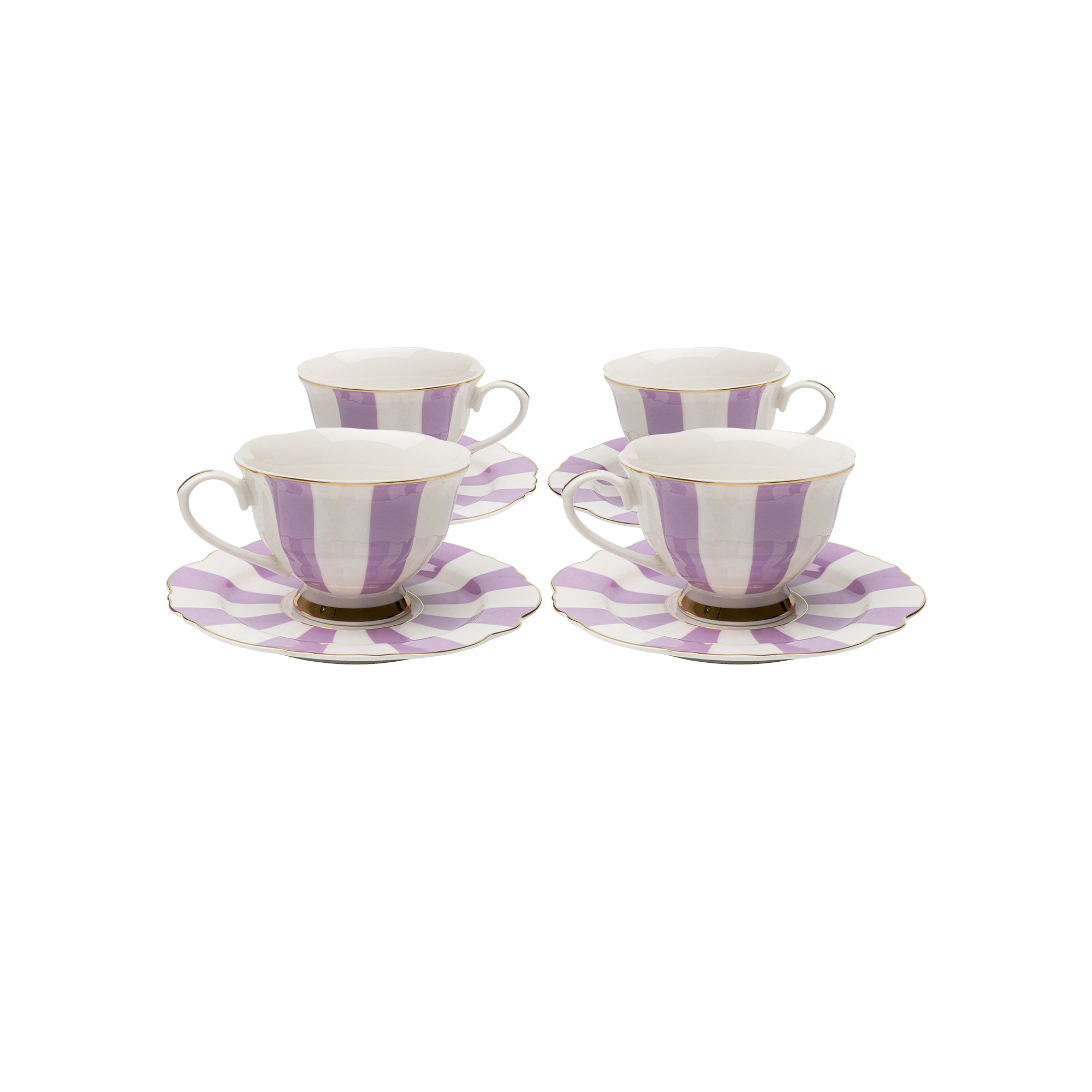 Coffee Cup Harlequin purple (4/set) Kare Design
