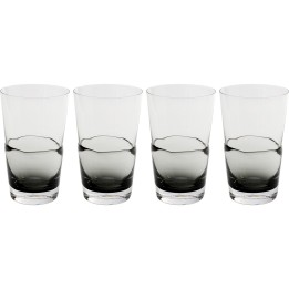 Water Glass Mimi grey (4/set) Kare Design