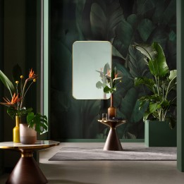 Miroir rectangulaire en laiton - Simply - Kare Design
