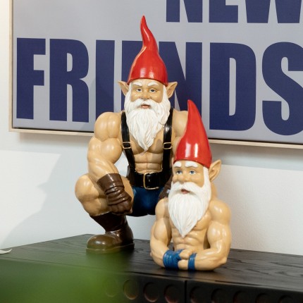 Deco bust gnome muscle 32cm Kare Design