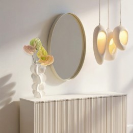 Vase Viento 35cm white Kare Design
