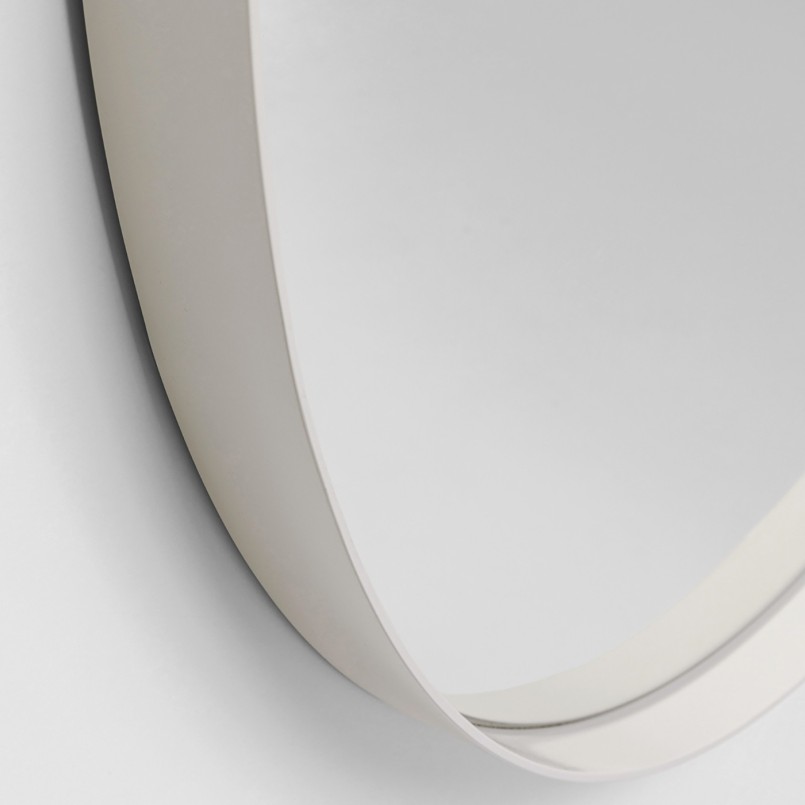 Wall Mirror Curve round Ø100cm beige Kare Design