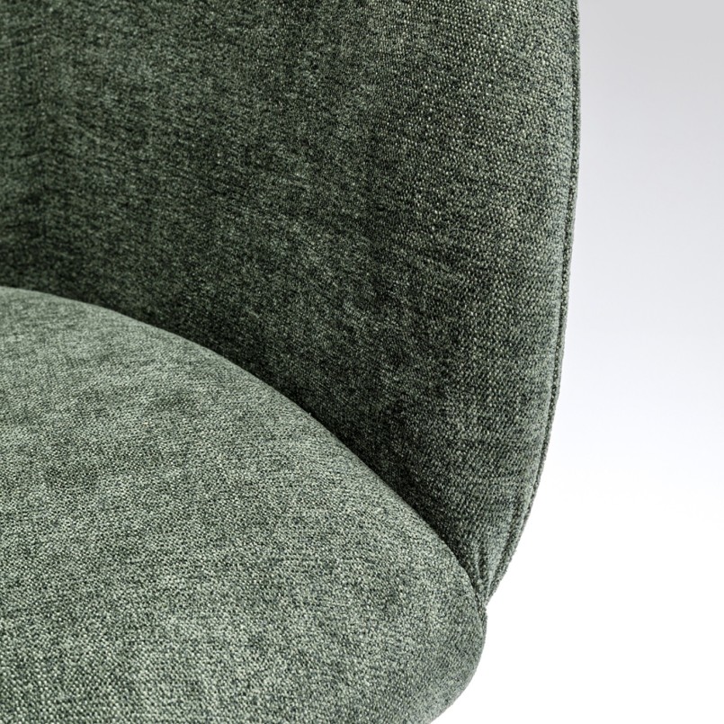 Green fabric swivel chair - Lady Loco Coco - Kare Design