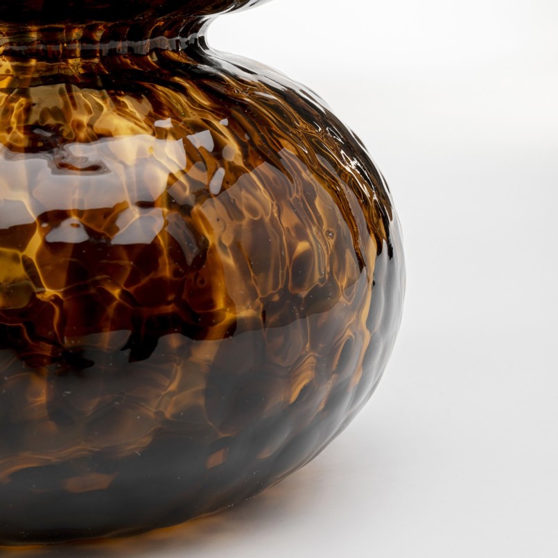 Vase en verre marron - Caramel - Kare Design