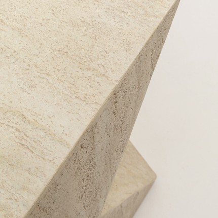 Side Table Travertino Triangle Kare Design