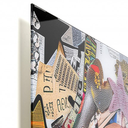 Glass Picture artistic woman face 80x120cm Kare Design