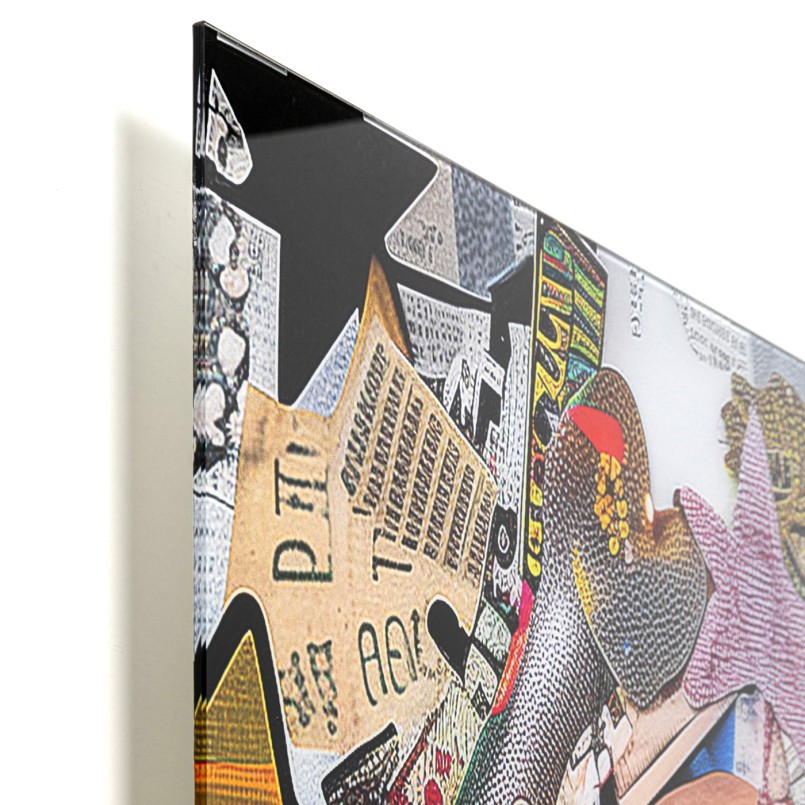Glass Picture artistic woman face 80x120cm Kare Design