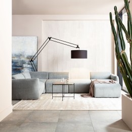 Assise d'angle pour canapé gris - Lucca - Kare Design
