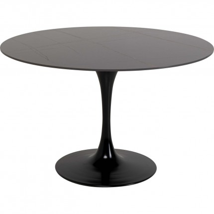 Table Invitation 120cm grès noir Kare Design Table Invitation 120cm grès noir Kare Design