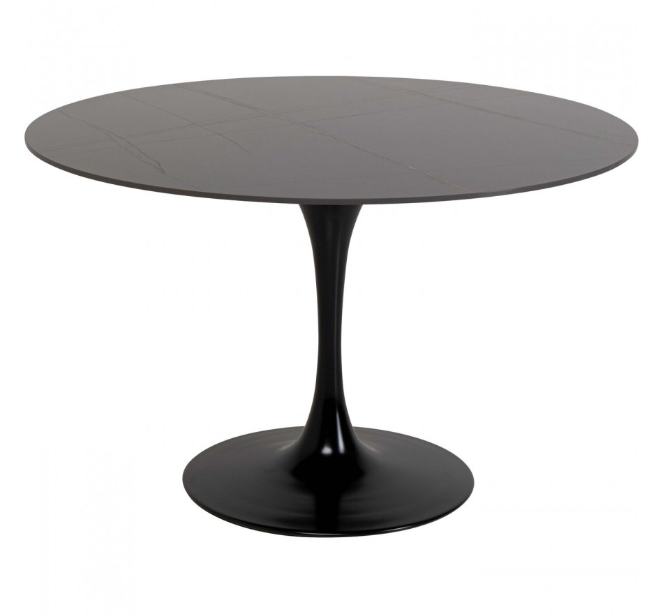 Table Invitation 120cm grès noir Kare Design Table Invitation 120cm grès noir Kare Design