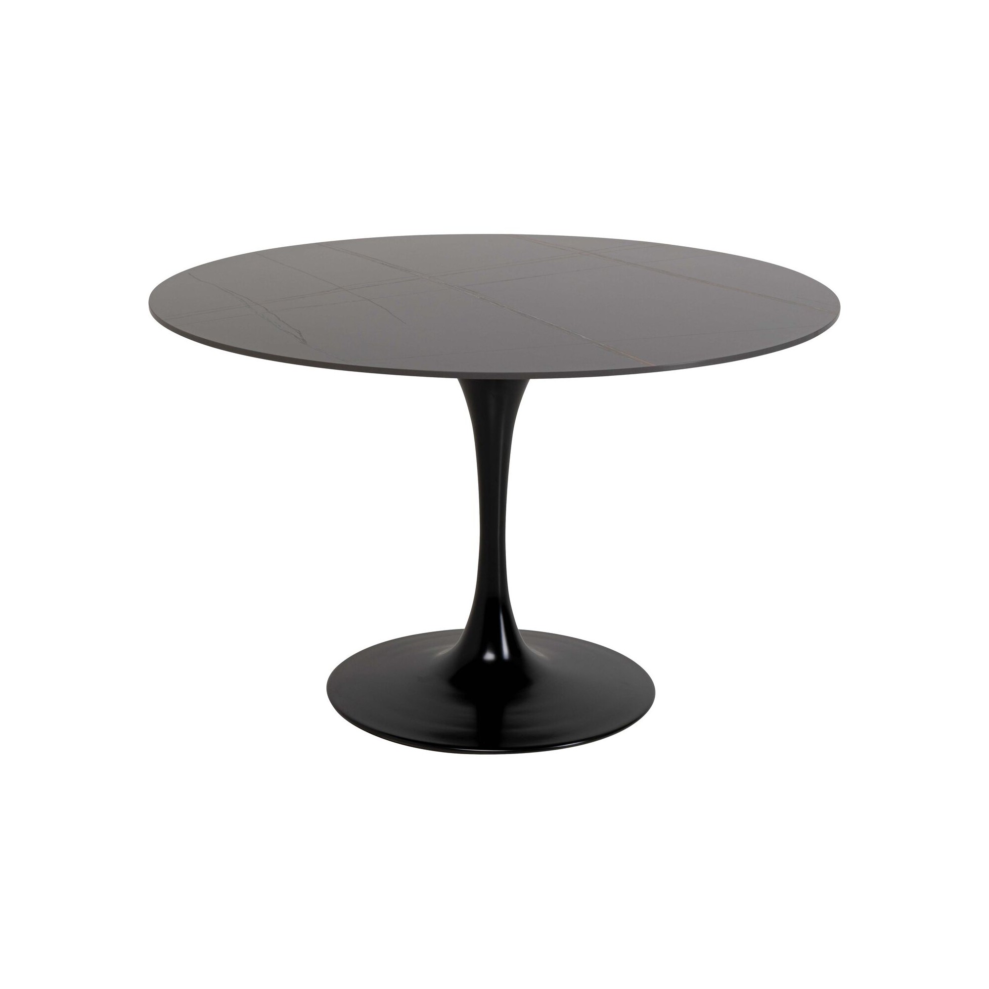 Table Invitation 120cm grès noir Kare Design