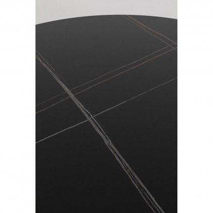 Table Invitation 120cm grès noir Kare Design
