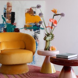 Multicolored brushstroke paint - Be Happy - Kare Design